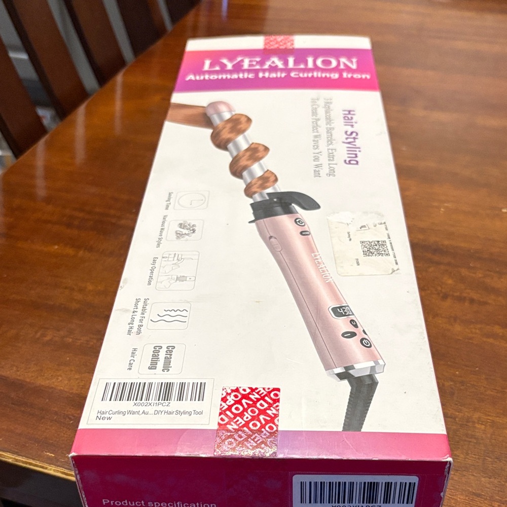 3-in-1 Hair Curling Iron Styling Tool Set with Accessories by LYEALION